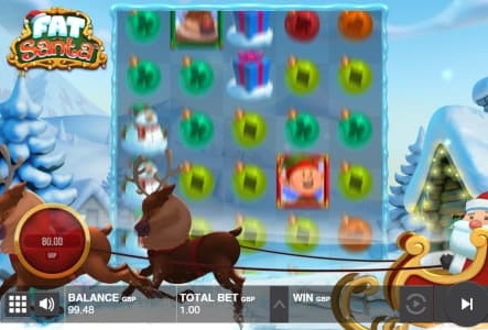 Sonidos y atmósfera de la tragaperras Fat Santa