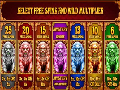 5 Lions Megaways visuales screenshot